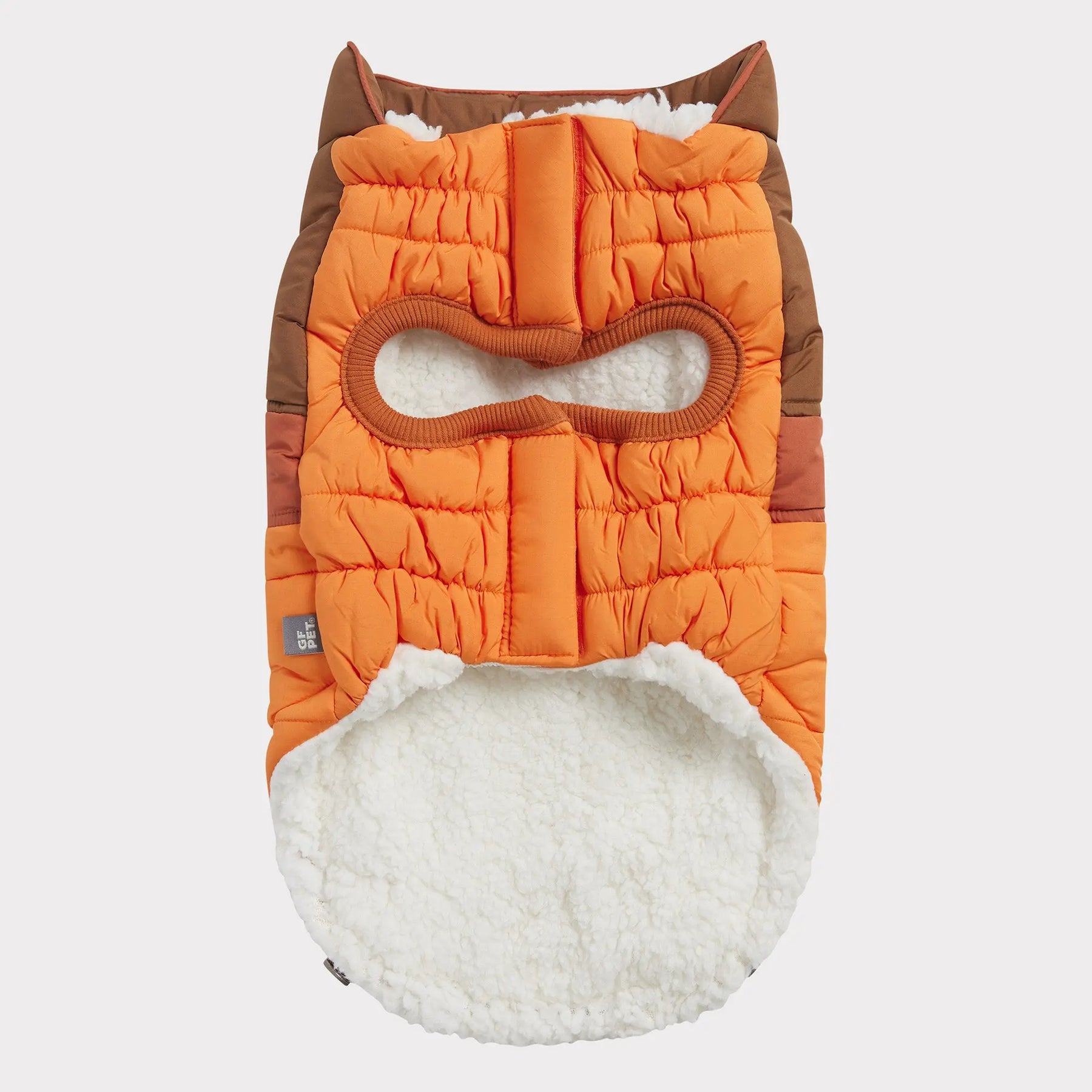 Camplife Puffer |  Dog Coat | Orange GF PET Apparel GF Pet Official Online Store