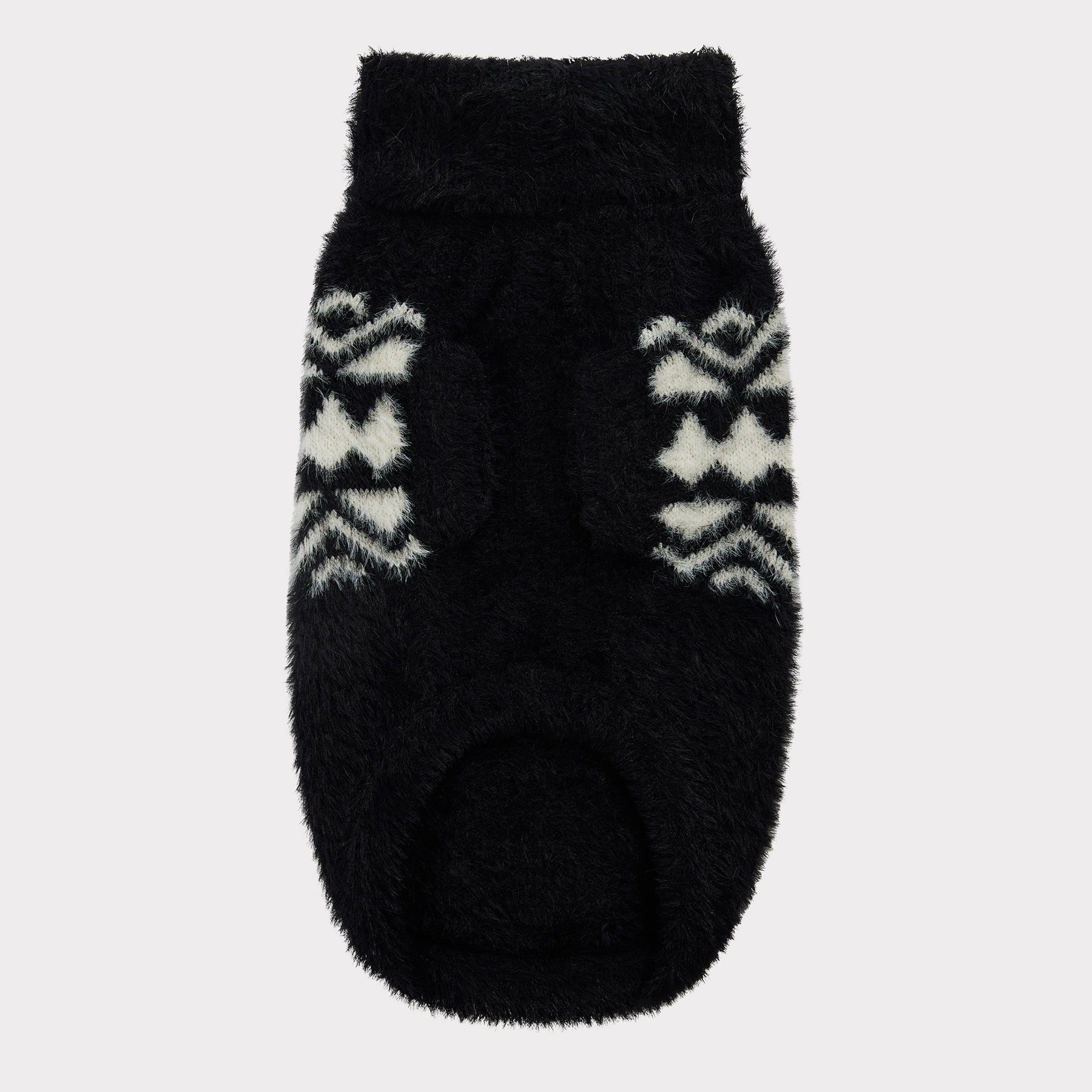 Fuzzy Dog Sweater | Black