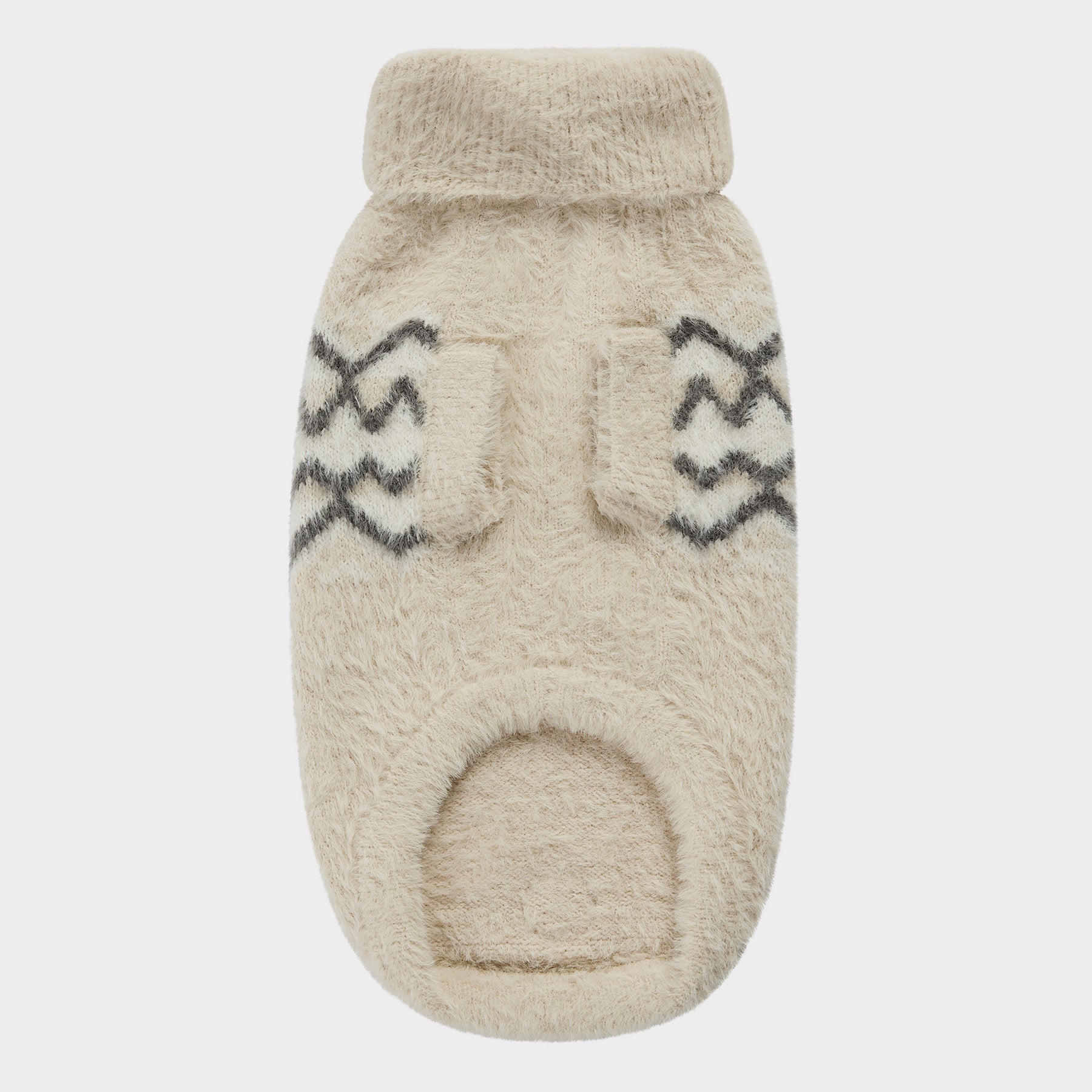 Fuzzy Dog Sweater | Sand