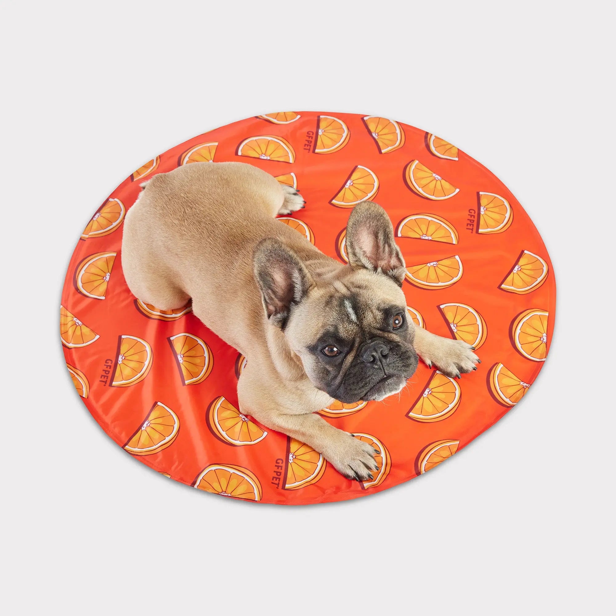 GF PET ICE MAT Pet Cooling Mat Orange Feels Up To 7 Cooler gf-pet-ice-mat-pet-cooling-mat-orange-feels-up-to-7-cooler