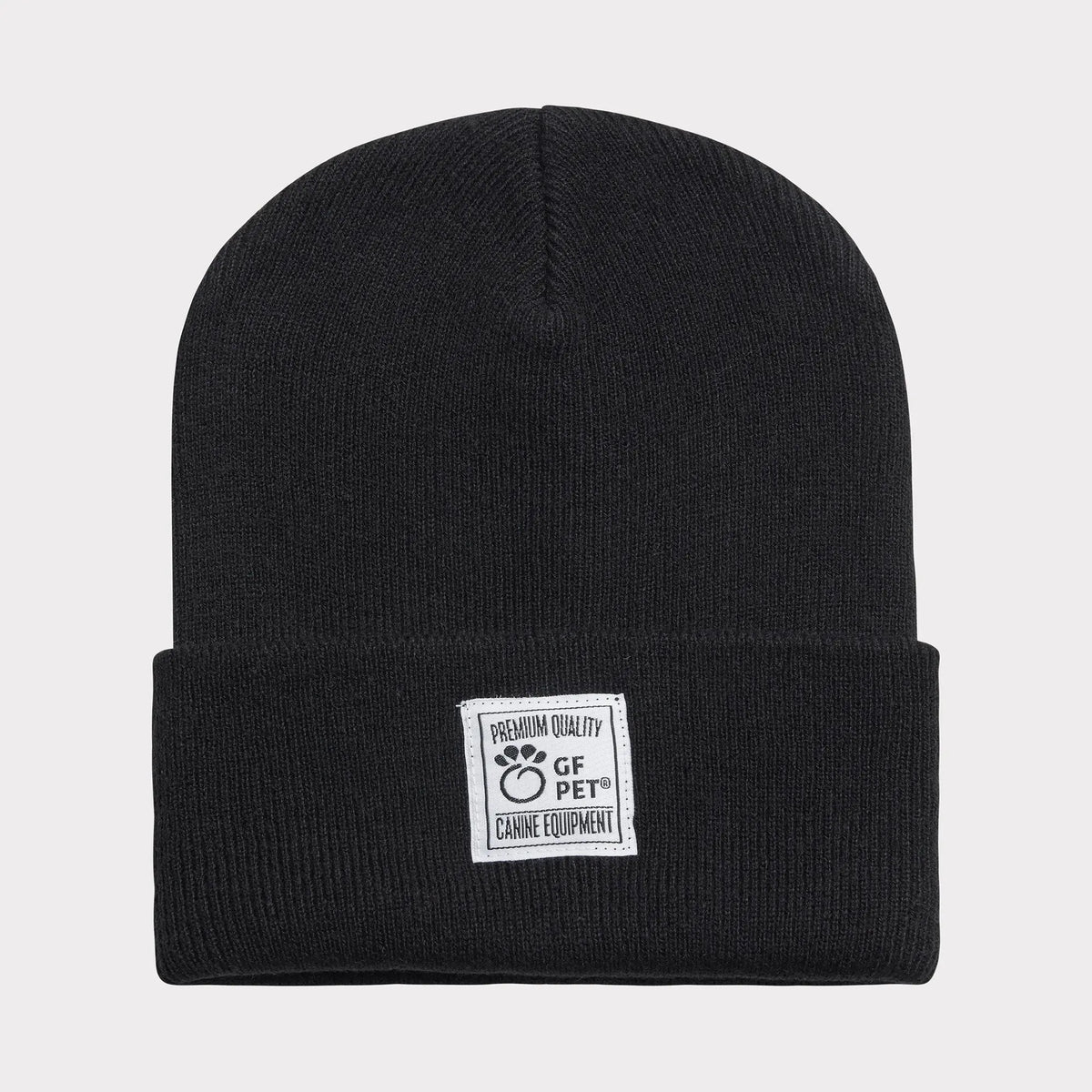 GF PET® Human Logo Beanie | Black GF PET Human Apparel GF Pet Official Online Store