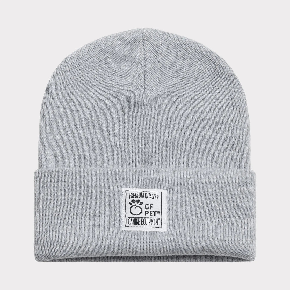 GF PET® Human Logo Beanie | Grey Mix GF PET Human Apparel GF Pet Official Online Store