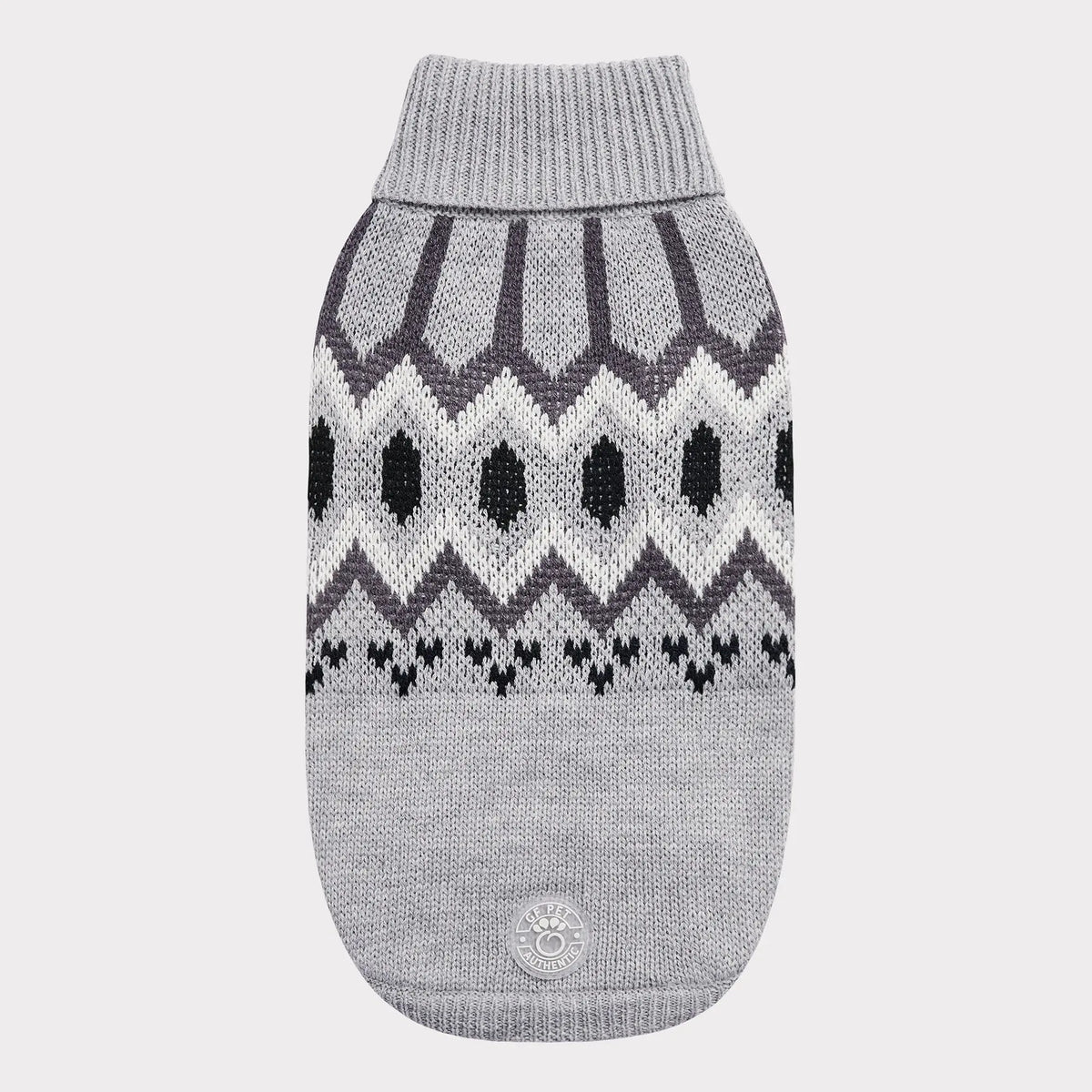Heritage Dog Sweater | Grey Mix GF PET Apparel GF Pet Official Online Store