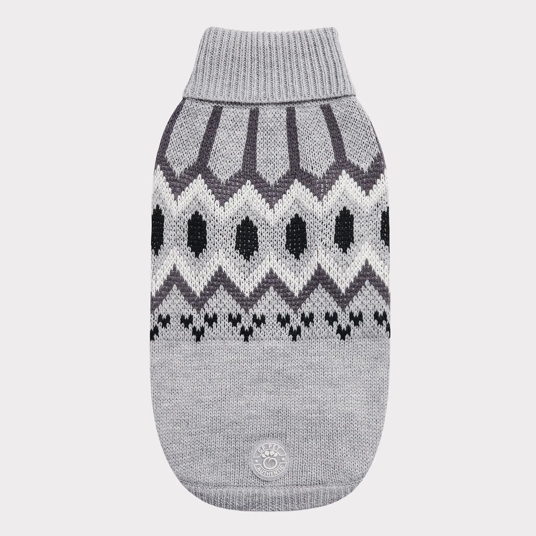Heritage Dog Sweater | Grey Mix GF PET Apparel GF Pet Official Online Store