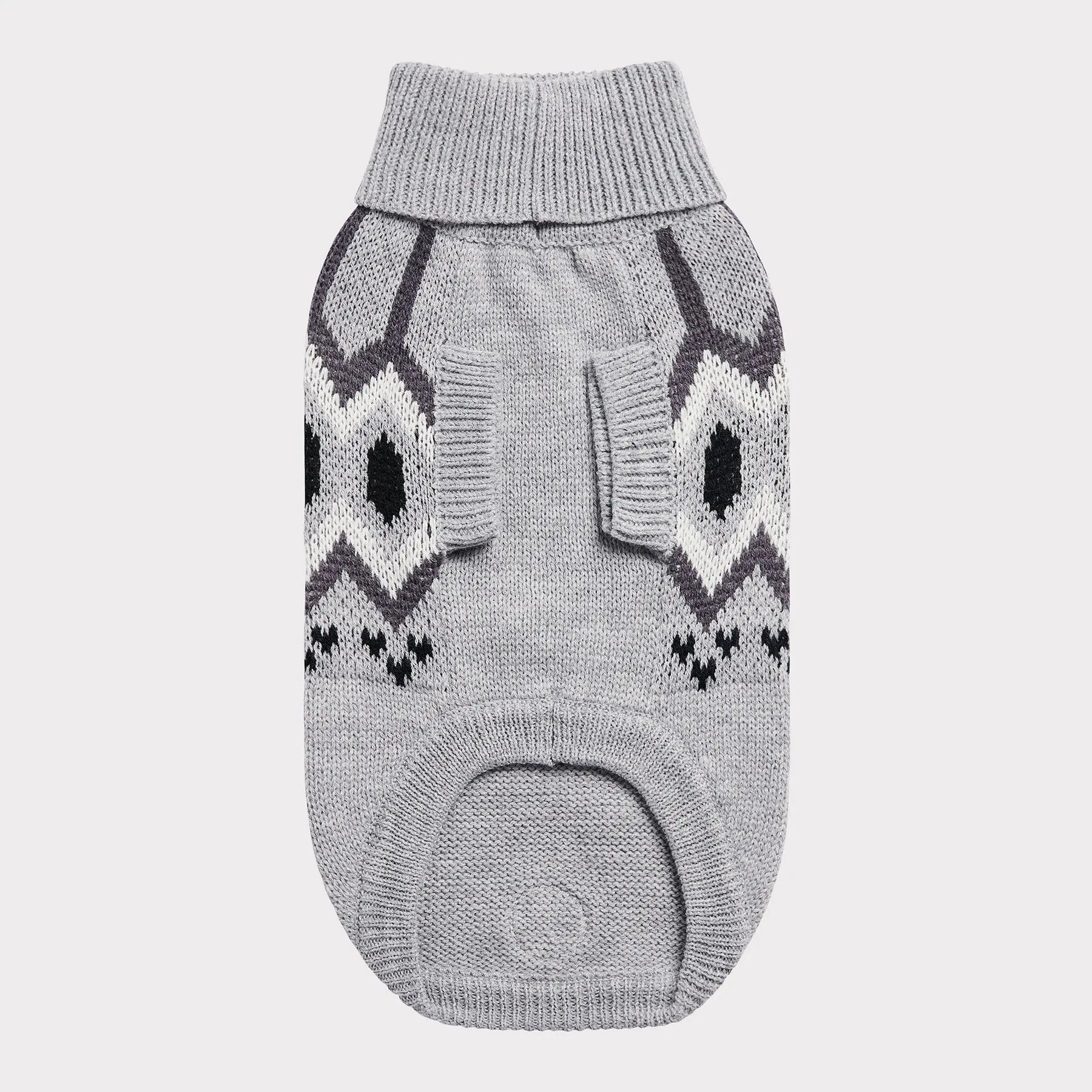 Heritage Dog Sweater | Grey Mix GF PET Apparel GF Pet Official Online Store