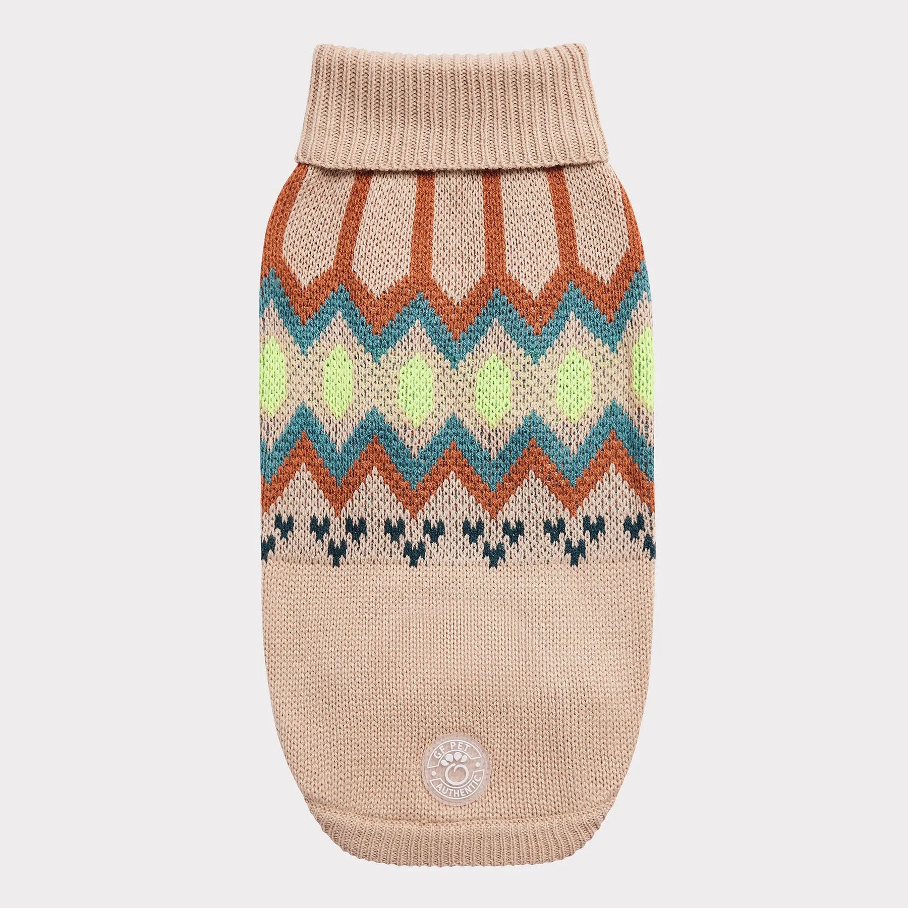 Heritage Dog Sweater | Sand GF PET Apparel GF Pet Official Online Store
