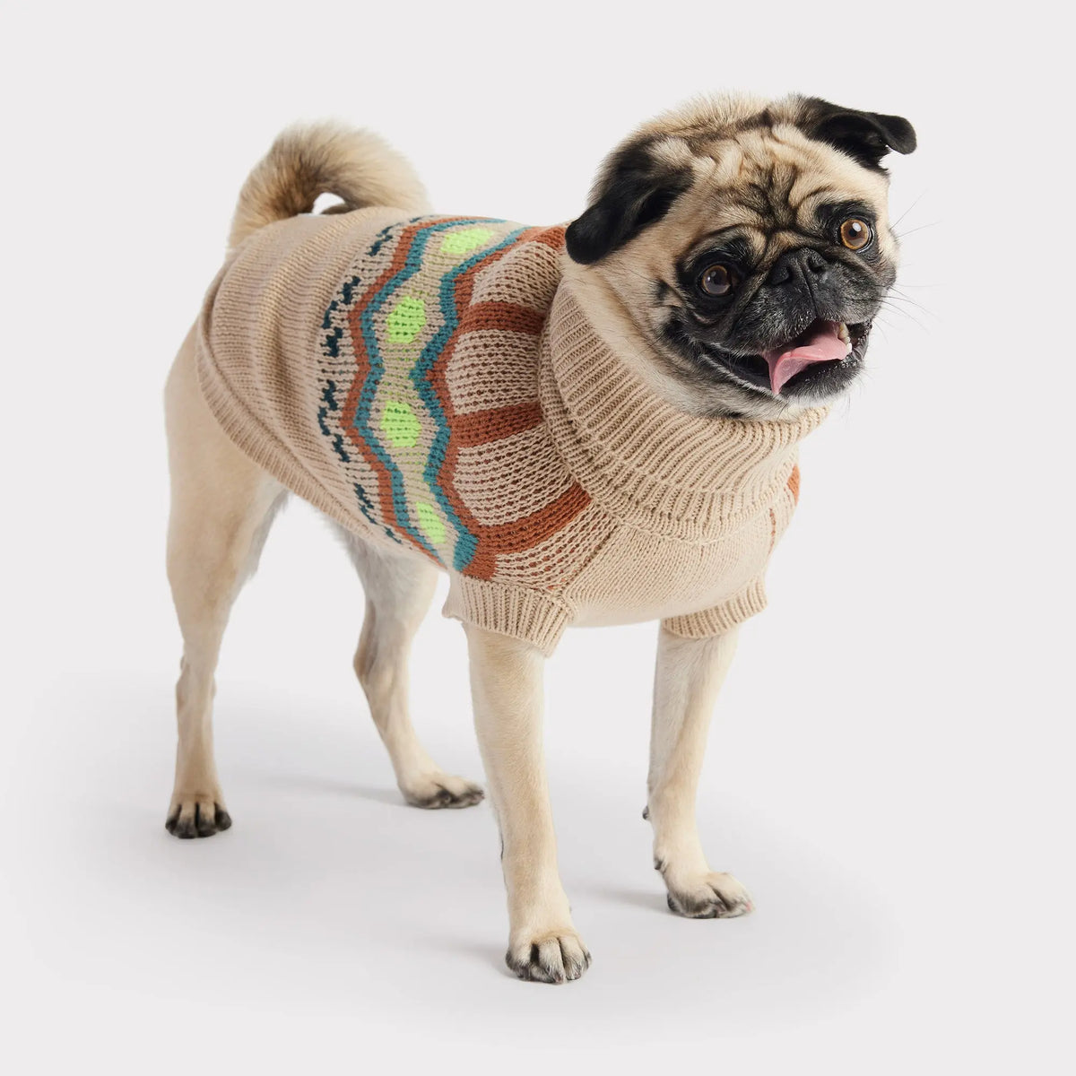 Heritage Dog Sweater | Sand GF PET Apparel GF Pet Official Online Store