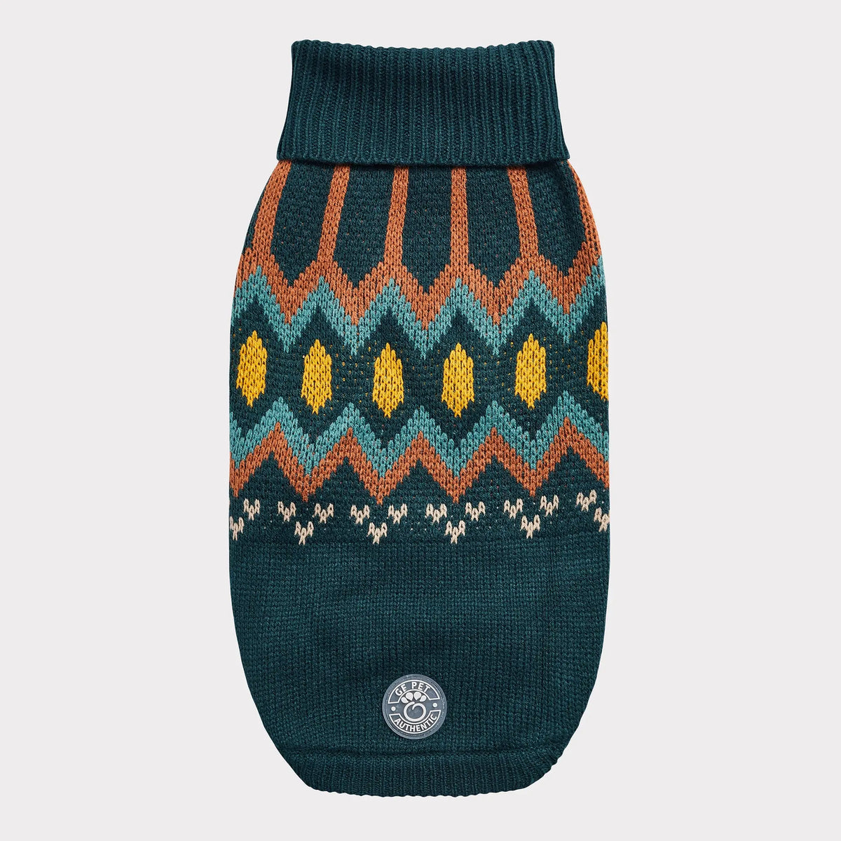 Heritage Dog Sweater | Teal GF PET Apparel GF Pet Official Online Store