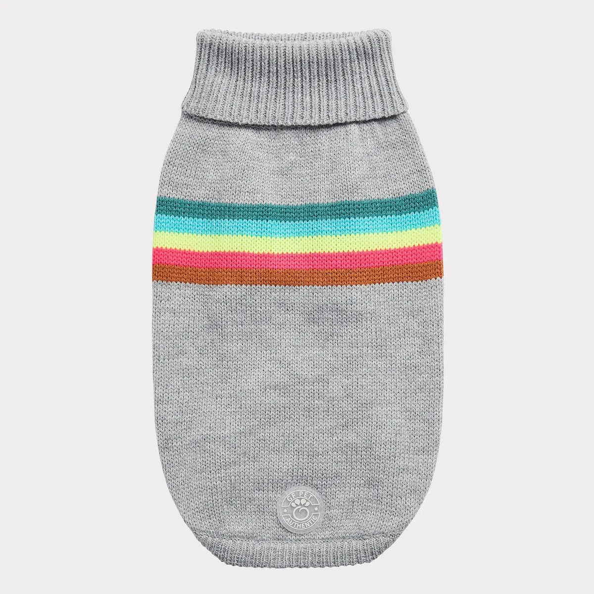 Retro Dog Sweater | Grey Mix GF PET Apparel GF Pet Official Online Store