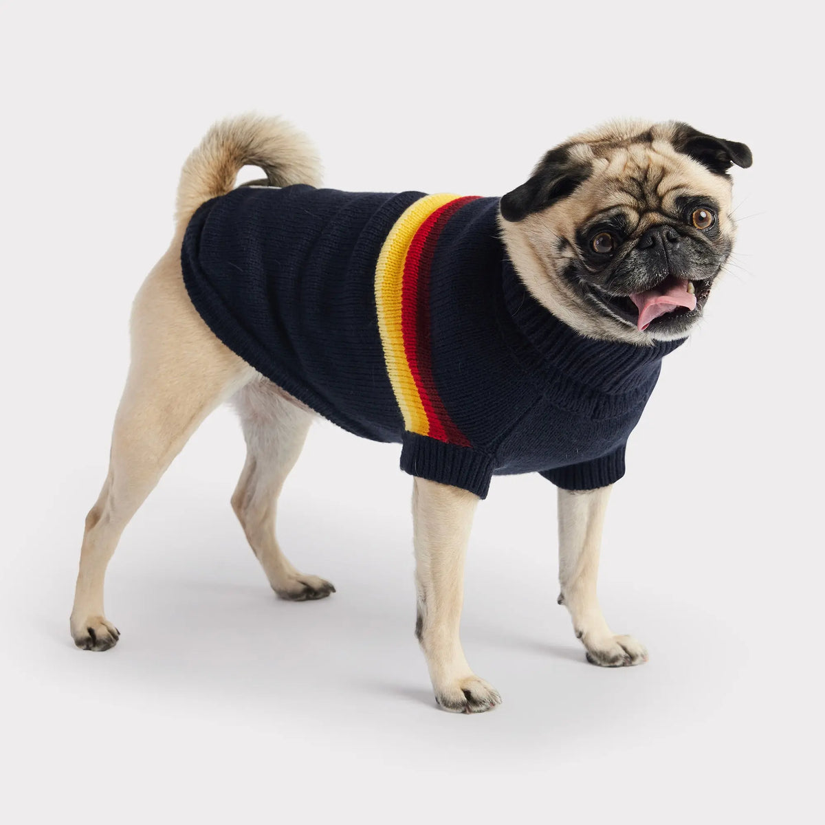 Retro Dog Sweater | Navy GF PET Apparel GF Pet Official Online Store