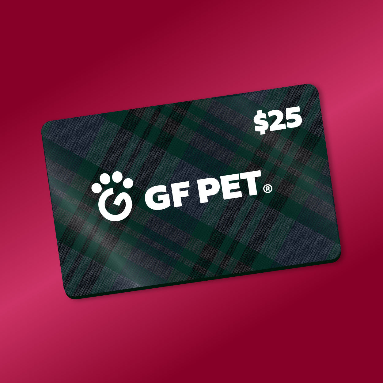 Carte cadeau de la boutique en ligne officielle GF Pet - Carte de friandises 25