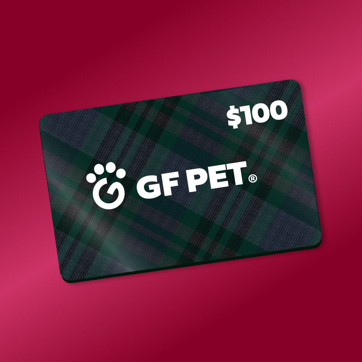 Carte cadeau de la boutique en ligne officielle GF Pet - Carte de friandises 100