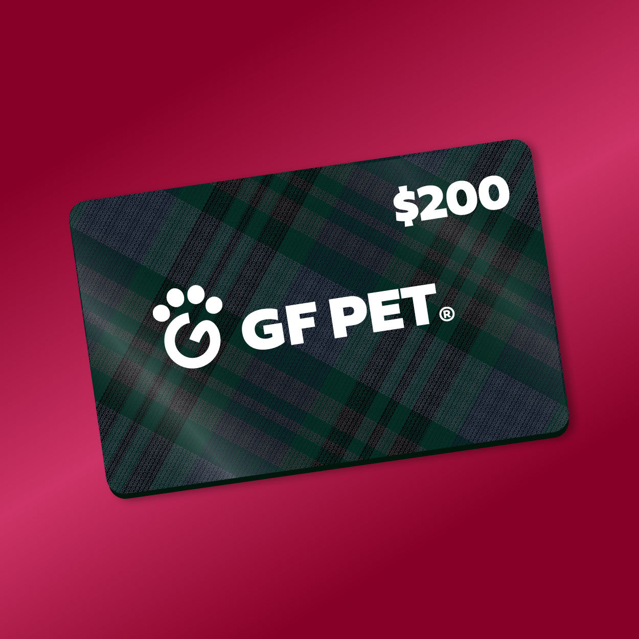 Carte cadeau de la boutique en ligne officielle GF Pet - Carte de friandises 200