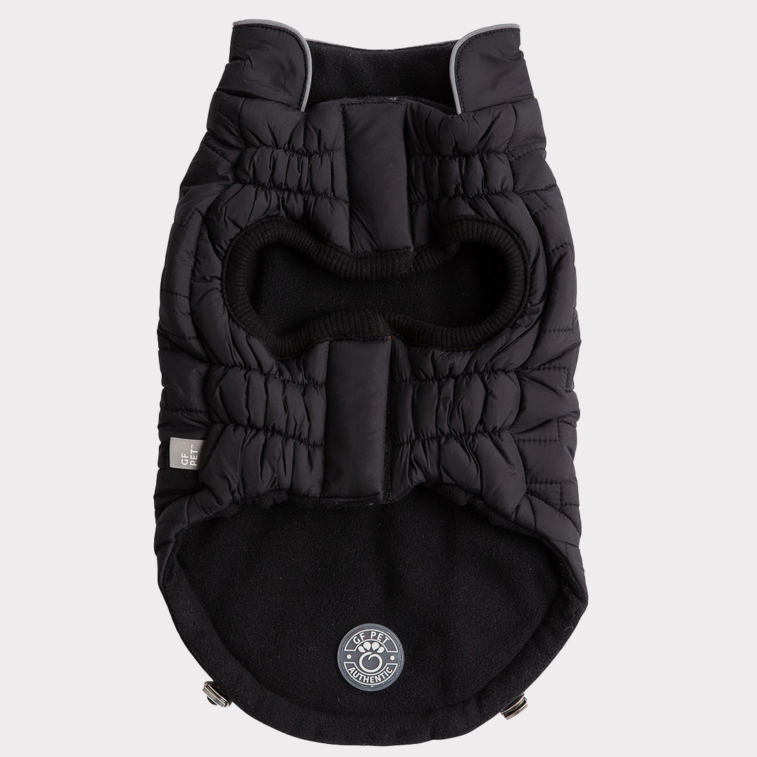 Reversible Chalet Dog Jacket | Black Fleece - GF Pet Official Online Store