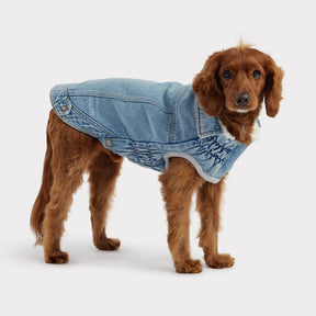 Denim Dog Jacket | Light Wash GF PET Apparel GF Pet Official Online Store