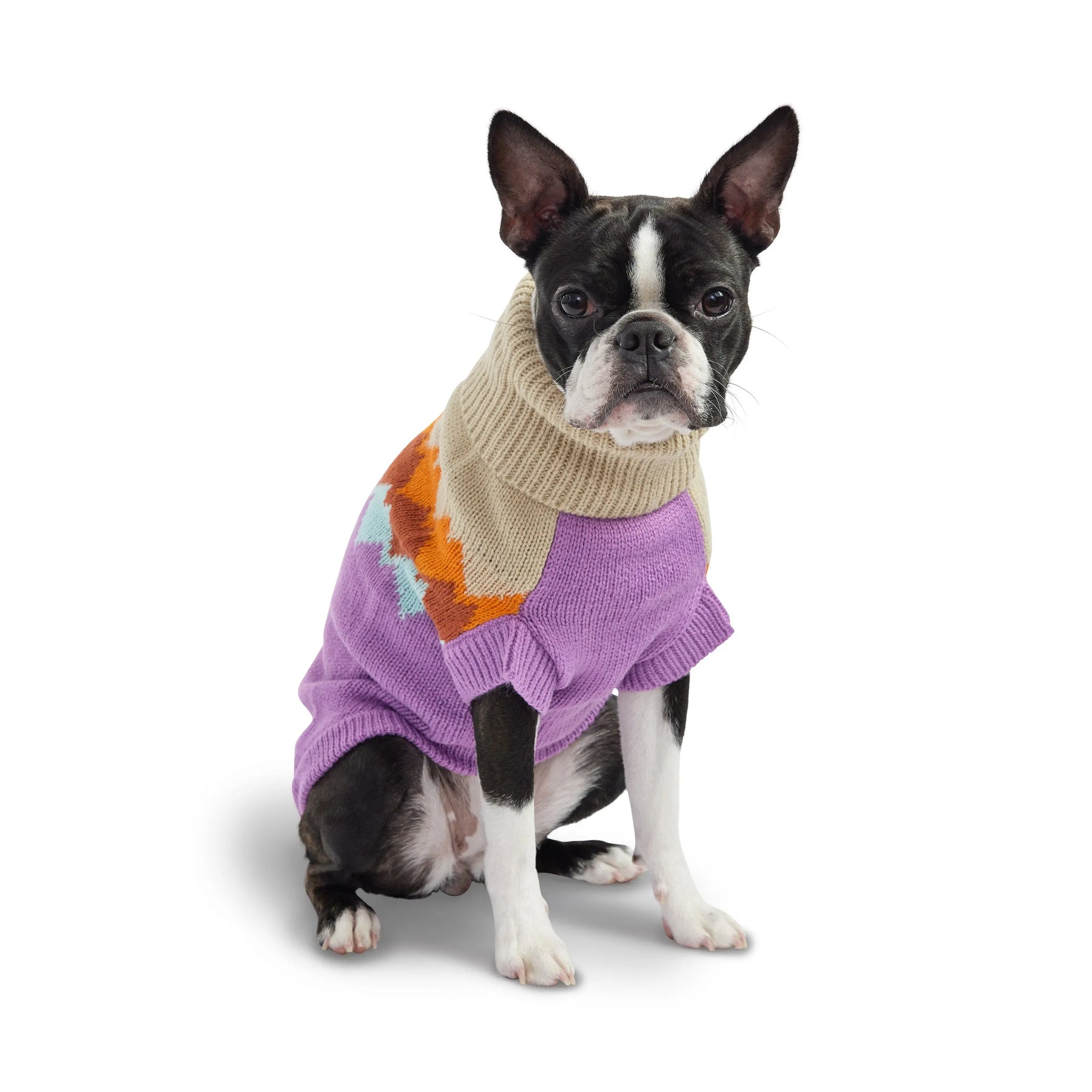 Fireside Dog Sweater | Purple GF Pet Official Online Store Apparel GF Pet Official Online Store