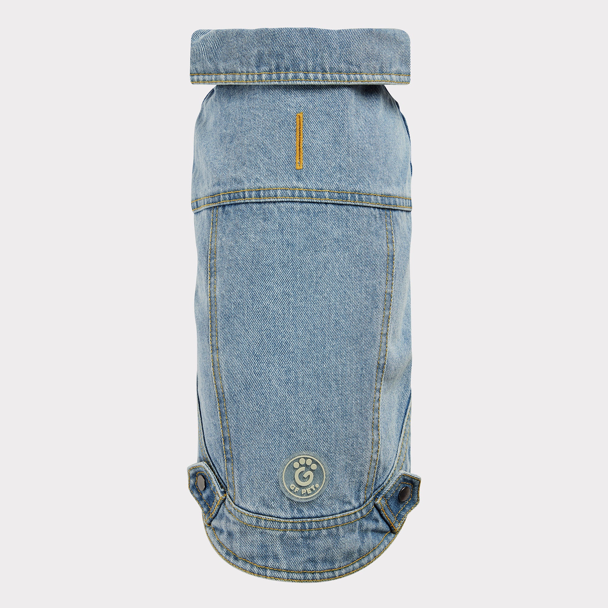 All-Season 90's Denim Dog Jacket | Light Wash Denim | GF Pet Official ...