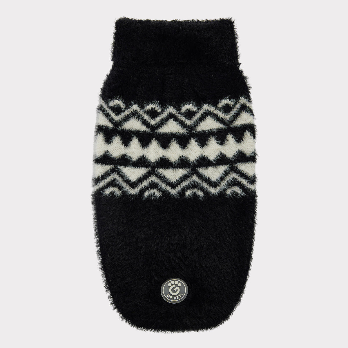 Fuzzy Dog Sweater | Black