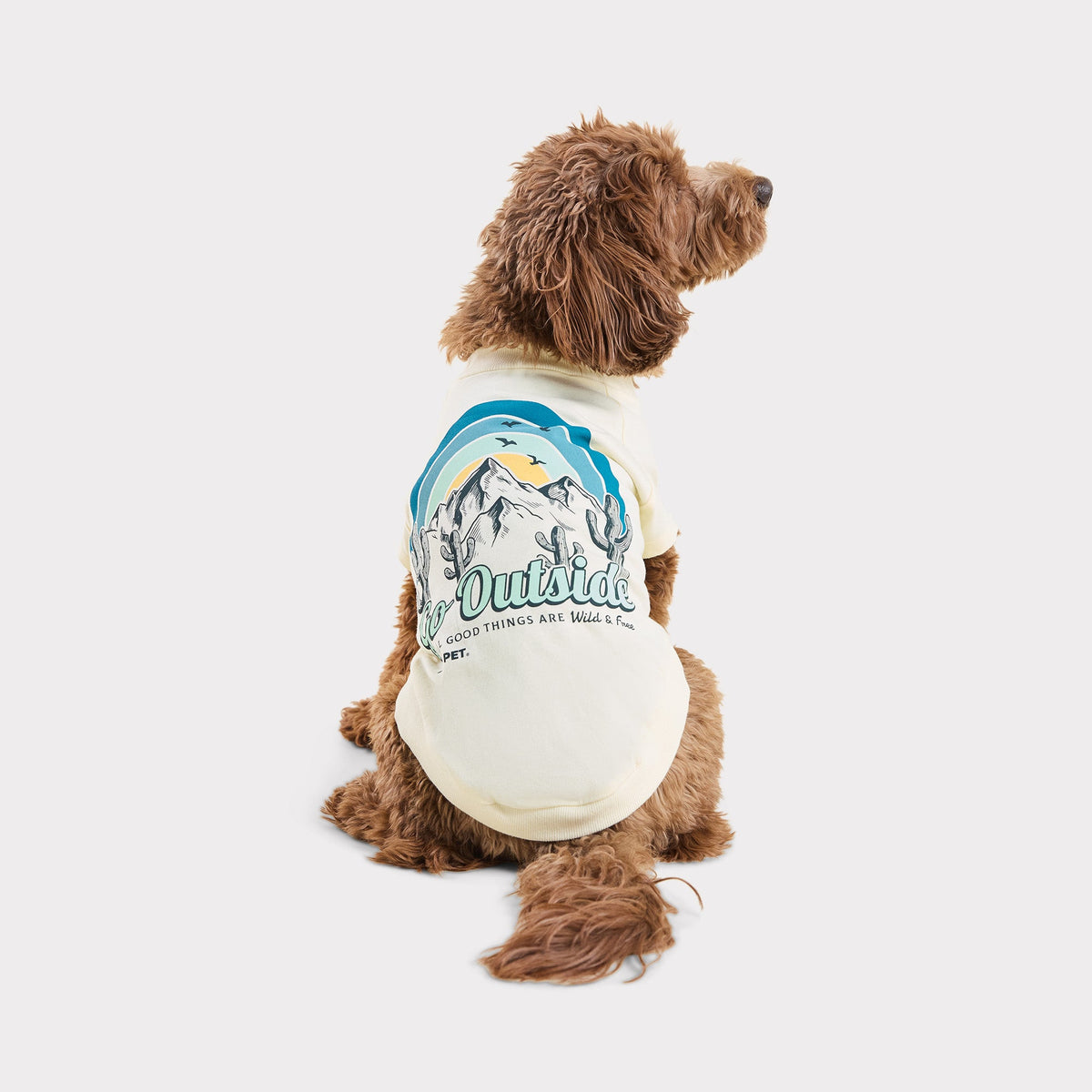 Graphic Tee Dog T-Shirt | Light Yellow (Copy) GF PET Apparel GF Pet Official Online Store