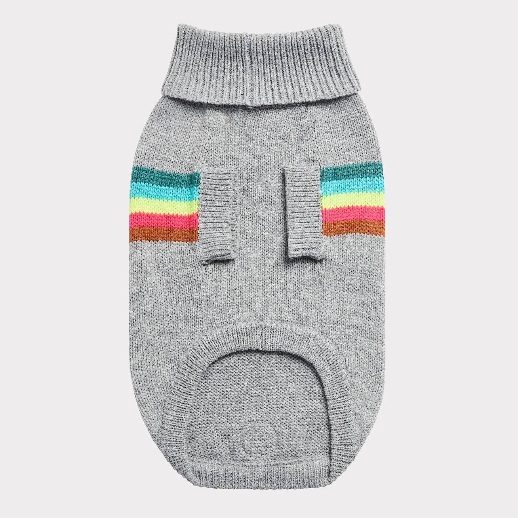 Retro Dog Sweater | Grey Mix GF PET Apparel GF Pet Official Online Store
