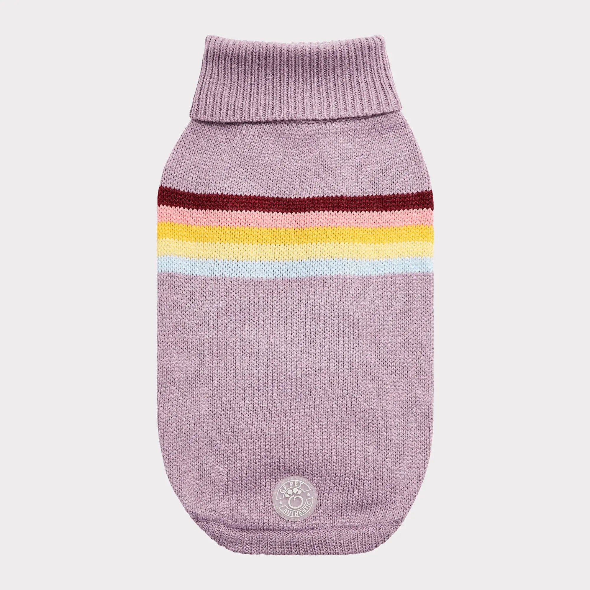 GF Pet® Retro Dog Sweater — Grey Mix — Winter Sweaters for Dogs