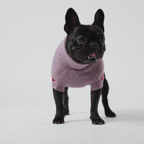 Retro Dog Sweater | Lavender
